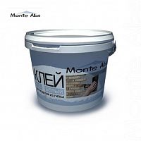Monte Alba Клей для гипсовой плитки, 4 кг.